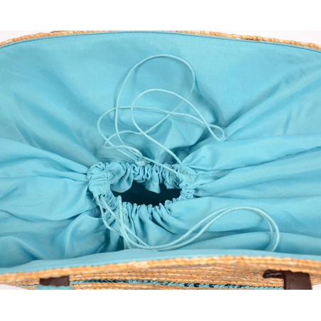 Les Tropéziennes AUD11 Sac Panier Turquoise