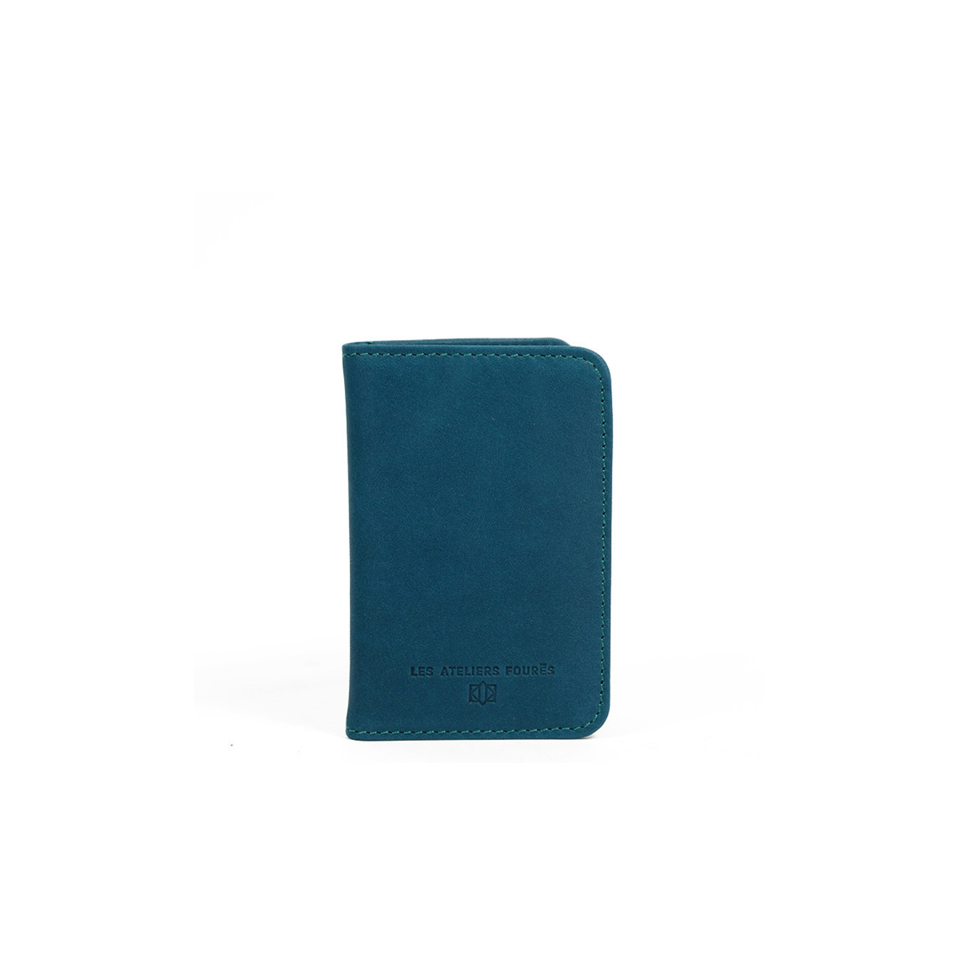 Ateliers Fourès Baroudeuse Card Holder B11 Turquoise