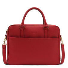 Lancaster Document Holder for Women with 2 Compartments 573-75 Red