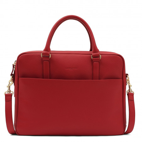 Lancaster Document Holder for Women with 2 Compartments 573-75 Red