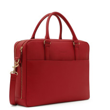 Lancaster Document Holder for Women with 2 Compartments 573-75 Red