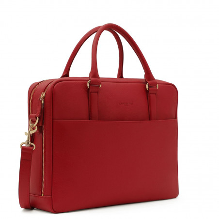 Lancaster Document Holder for Women with 2 Compartments 573-75 Red