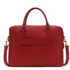 Lancaster Document Holder for Women with 2 Compartments 573-75 Red