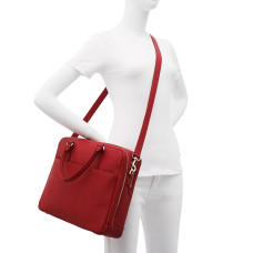 Lancaster Document Holder for Women with 2 Compartments 573-75 Red