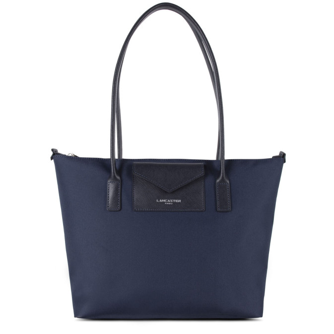 Lancaster Smart Kba Shoulder Tote Bag 516-30 Navy Blue