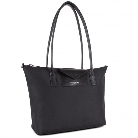 Lancaster Smart Kba Shoulder Tote Bag 516-30 Black