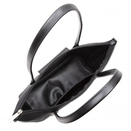 Lancaster Smart Kba Shoulder Tote Bag 516-30 Black