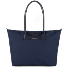 Lancaster Smart Kba Large Shoulder Tote Bag 516-31 Navy Blue