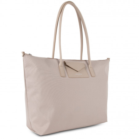 Lancaster Smart Kba Large Shoulder Tote Bag 516-31 Galet