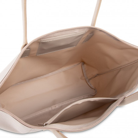 Lancaster Smart Kba Large Shoulder Tote Bag 516-31 Galet