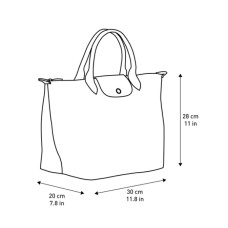 Longchamp Le Pliage Original Handbag M Grey
