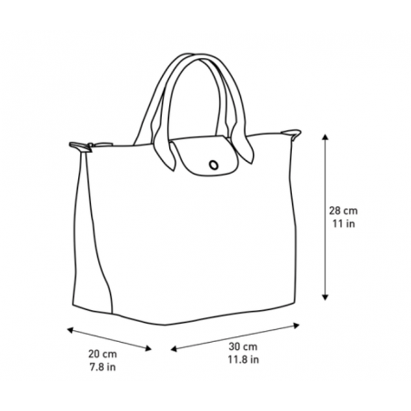 Longchamp Le Pliage Original Handbag M Grey