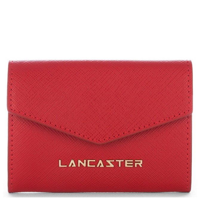 Lancaster Saffiano Signature Coin Purse 127-01 Red