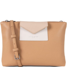 Lancaster Maya Crossbody Pouch 517-27 Natural-Cream and Nude Light
