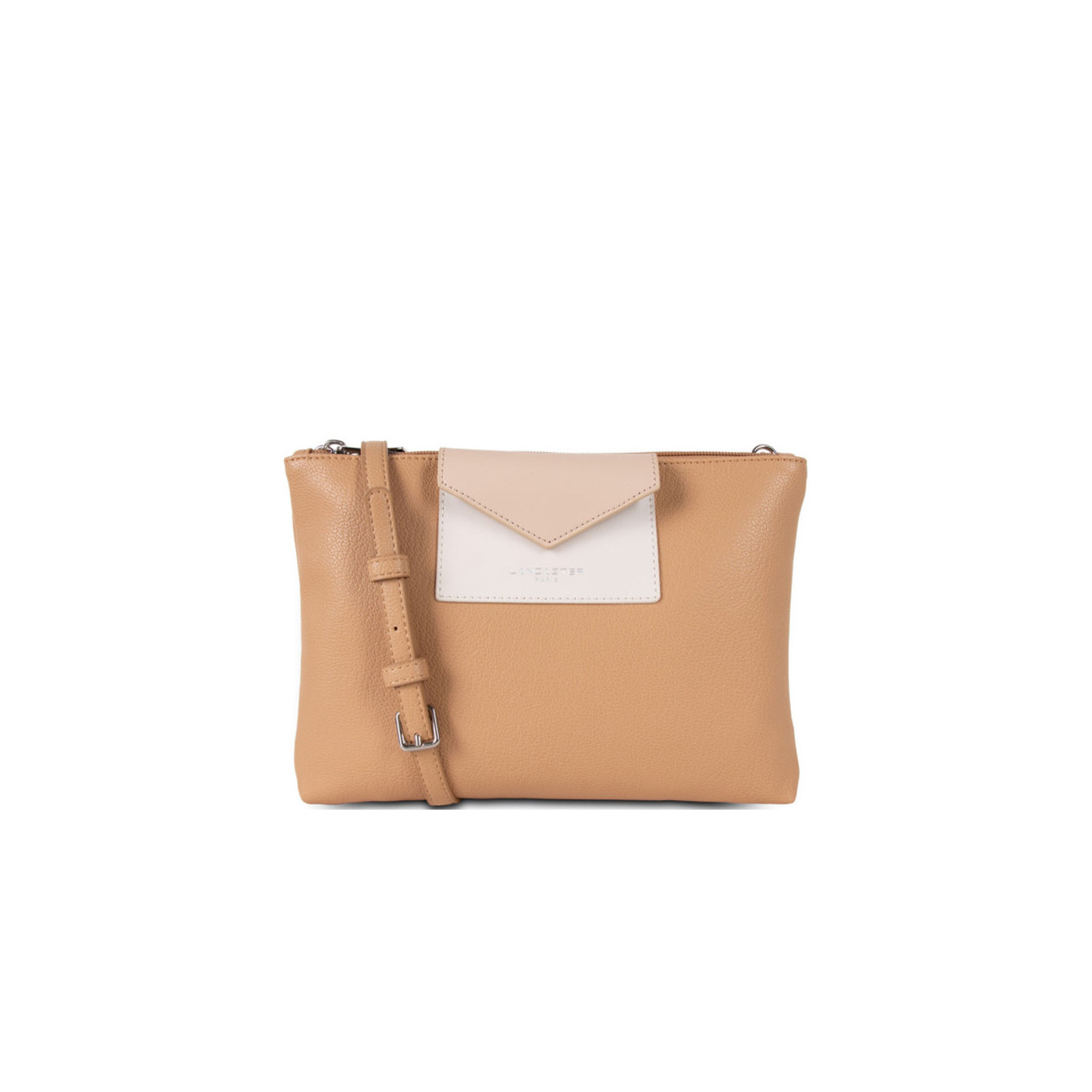 Lancaster Maya Crossbody Pouch 517-27 Natural-Cream and Nude Light