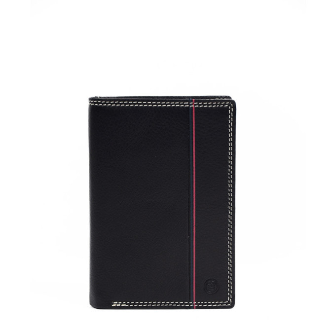 Serge Blanco Vancouver 3-Pocket Wallet VAN21019 Black