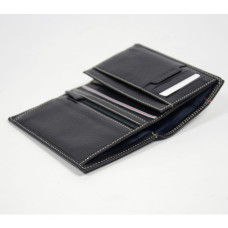 Serge Blanco Vancouver 3-Pocket Wallet VAN21019 Black