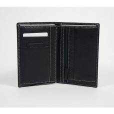 Serge Blanco Vancouver 3-Pocket Wallet VAN21019 Black
