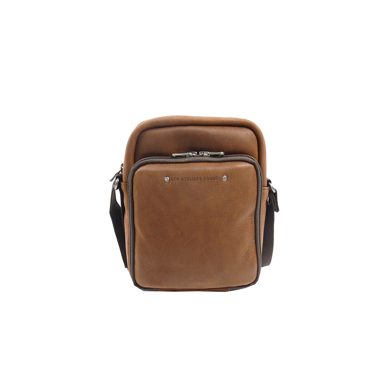 Fourès Workshops Baroudeur Double Compartment Pouch Tan