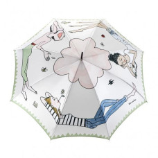 Piganiol Collaboration Women's Manual Stick Umbrella Kanako PG41651