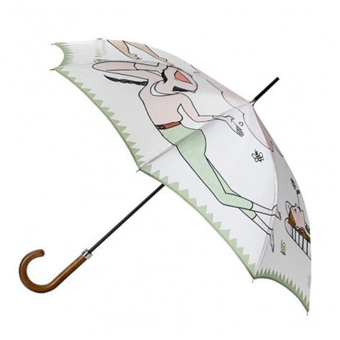 Piganiol Collaboration Women's Manual Stick Umbrella Kanako PG41651