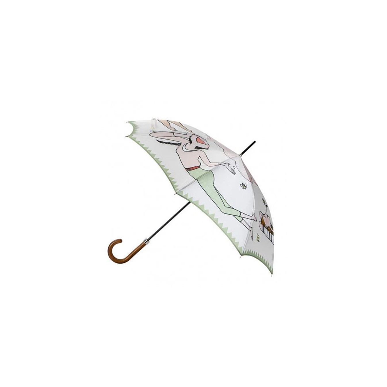 Piganiol Collaboration Women's Manual Stick Umbrella Kanako PG41651