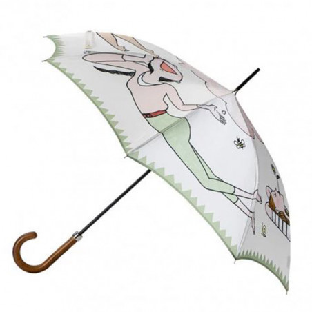 Piganiol Collaboration Women's Manual Stick Umbrella Kanako PG41651