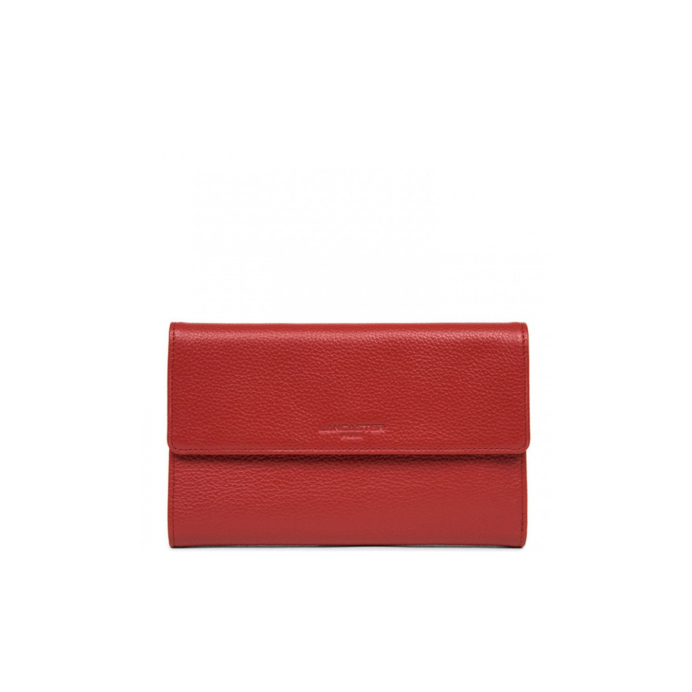 Lancaster Foulonne Double Companion Wallet 170-22 Red