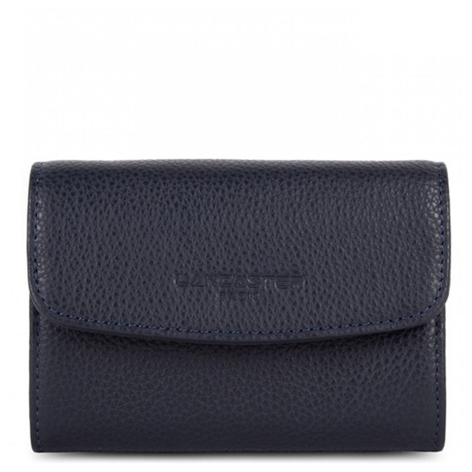 Lancaster Foulonne Double Money Clip 170-20 Dark Blue