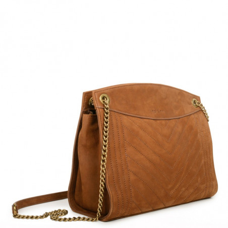Nat & nin Simone Sac Besace Cuir Epice cote
