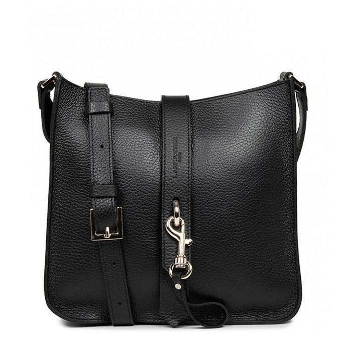 Lancaster Foulonne Double Small Crossbody Bag 470-33 Black