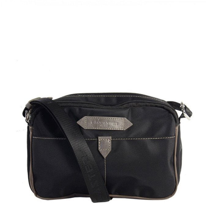 Lancaster Basic Sport Crossbody Bag 510-29 Black Taupe Grey