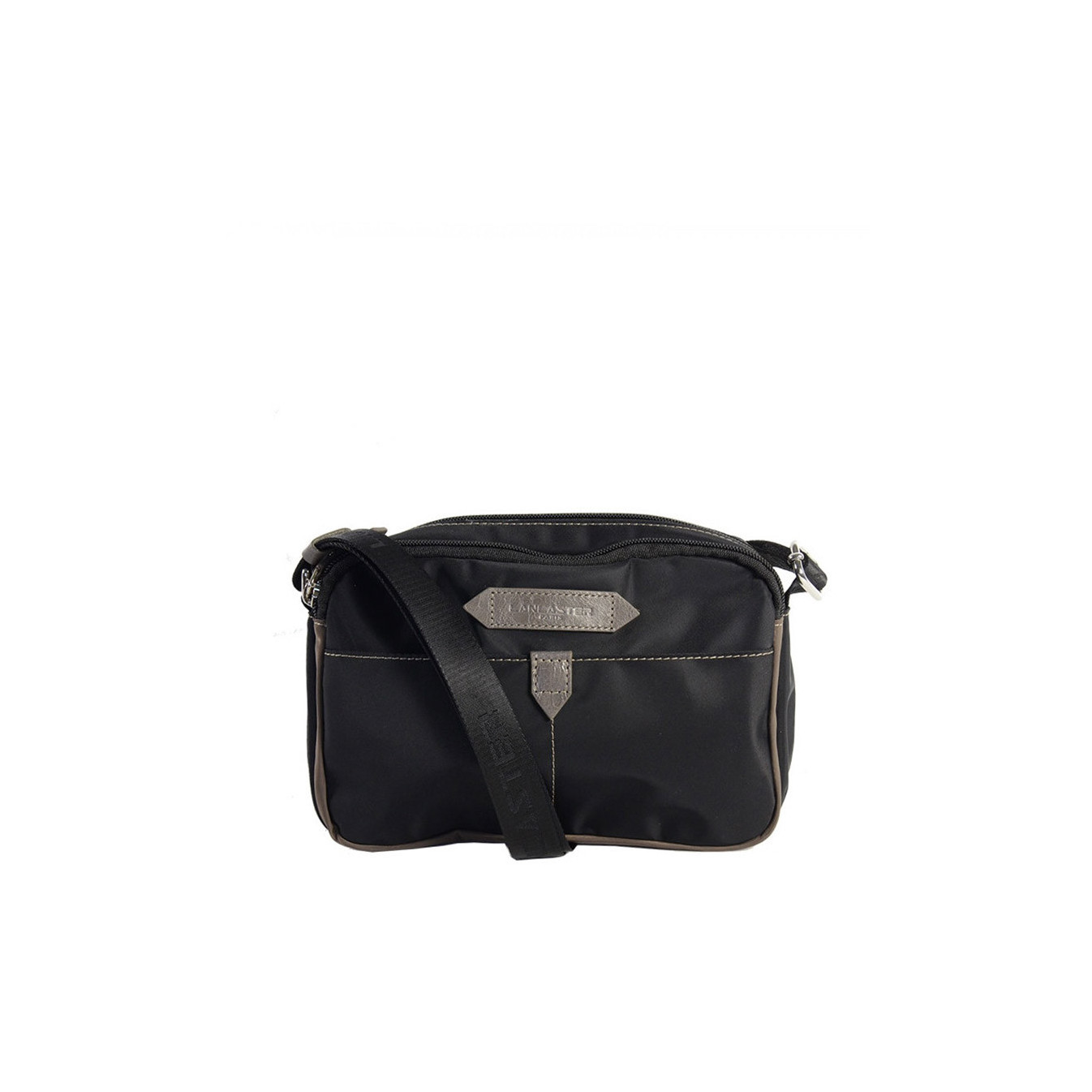 Lancaster Basic Sport Crossbody Bag 510-29 Black Taupe Grey