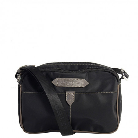 Lancaster Basic Sport Crossbody Bag 510-29 Black Taupe Grey