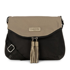 Lancaster Basic Pompon Shoulder Bag 514-91 Black GC