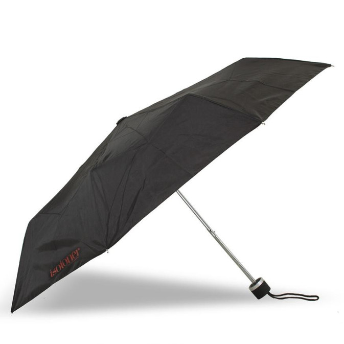 Isotoner Folding Manual Umbrella Black