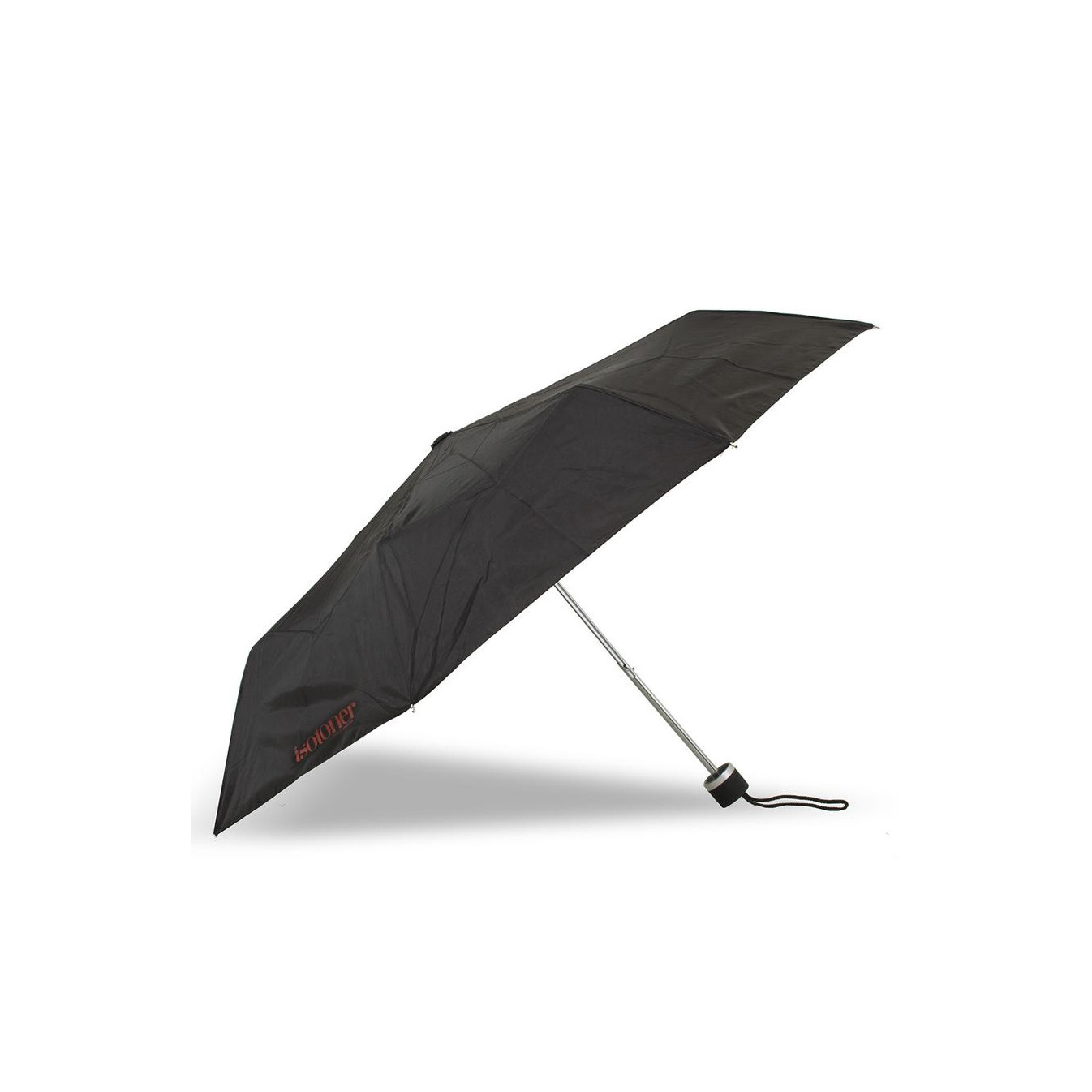 Isotoner Folding Manual Umbrella Black