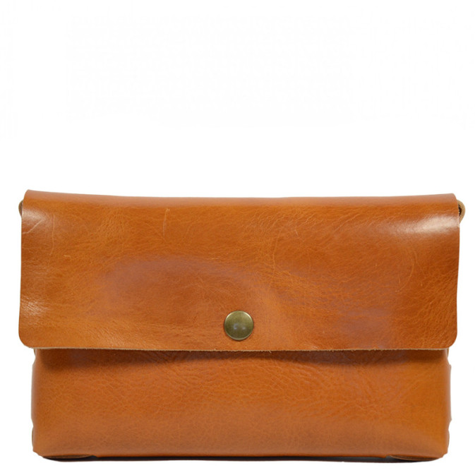 Yolète Andy Pouch Cuir Primavera Cognac