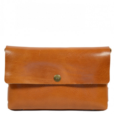 Yolète Andy Pouch Bag Primavera Cognac Leather