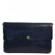 Yolète Andy Pouch Bag Leather Primavera Navy