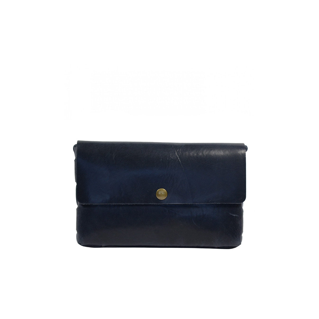 Yolète Andy Pouch Bag Leather Primavera Navy