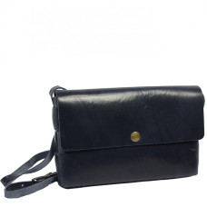Yolète Andy Pouch Bag Leather Primavera Navy