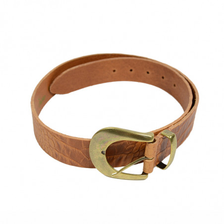 Yolète 200/40 Belt 95 CM Caiman Cognac