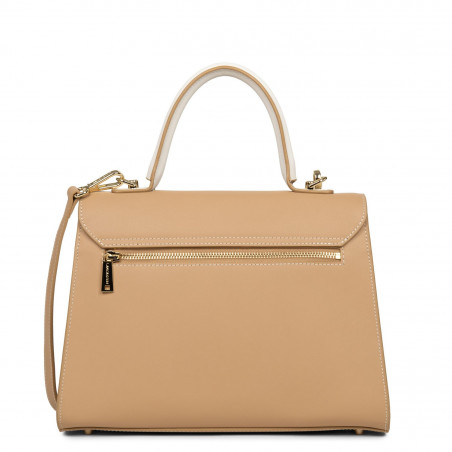 Lancaster City Handbag Leather 528-75 Natural Cream