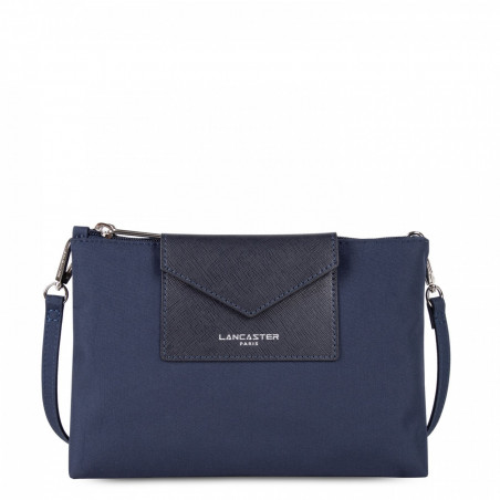Lancaster Smart Kba Small Trotter Bag 2 Compartments 516-27 Dark Blue