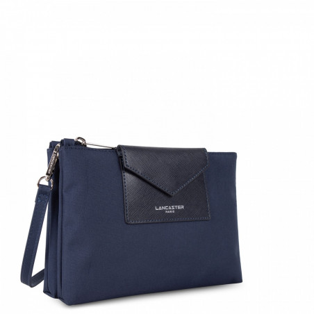 Lancaster Smart Kba Small Trotter Bag 2 Compartments 516-27 Dark Blue