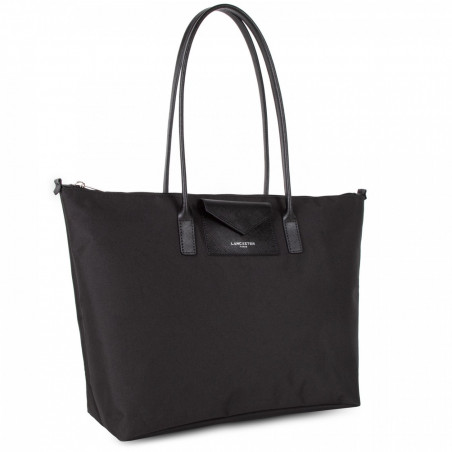 Lancaster Smart Kba Large Shoulder Tote Bag 516-31 Black
