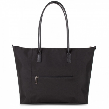 Lancaster Smart Kba Large Shoulder Tote Bag 516-31 Black