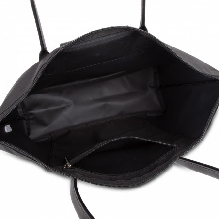 Lancaster Smart Kba Large Shoulder Tote Bag 516-31 Black