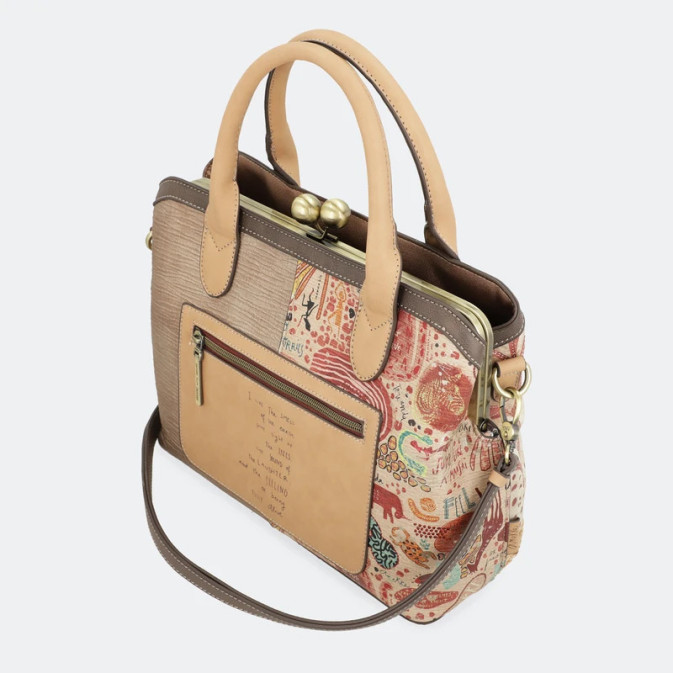 Sac à Main ANEKKE Taille Unique - Design Multicolore Méditerranéen - Bandoulière Et Poignées
